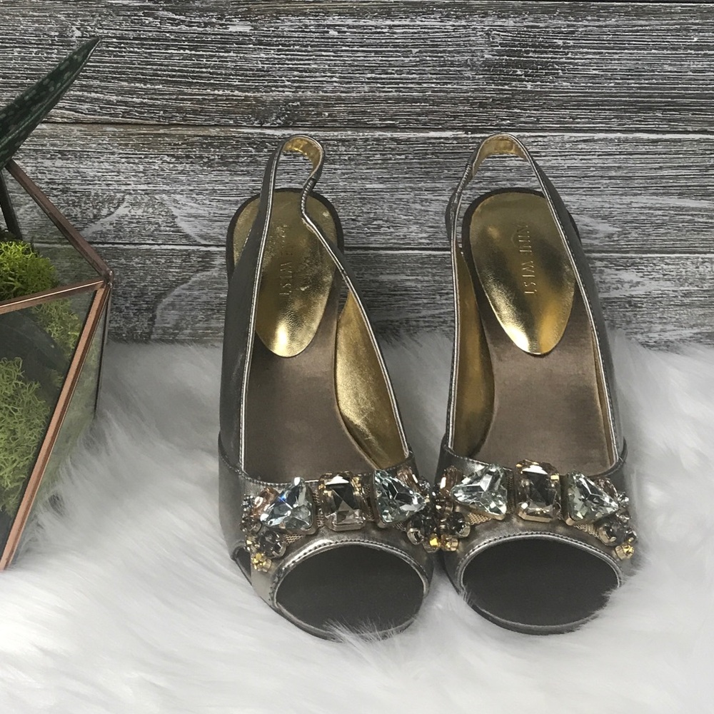 Nine West slingback heels - 7.5